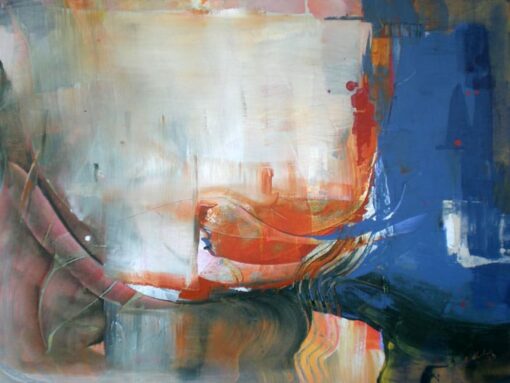 Abstract in Rust and Blue