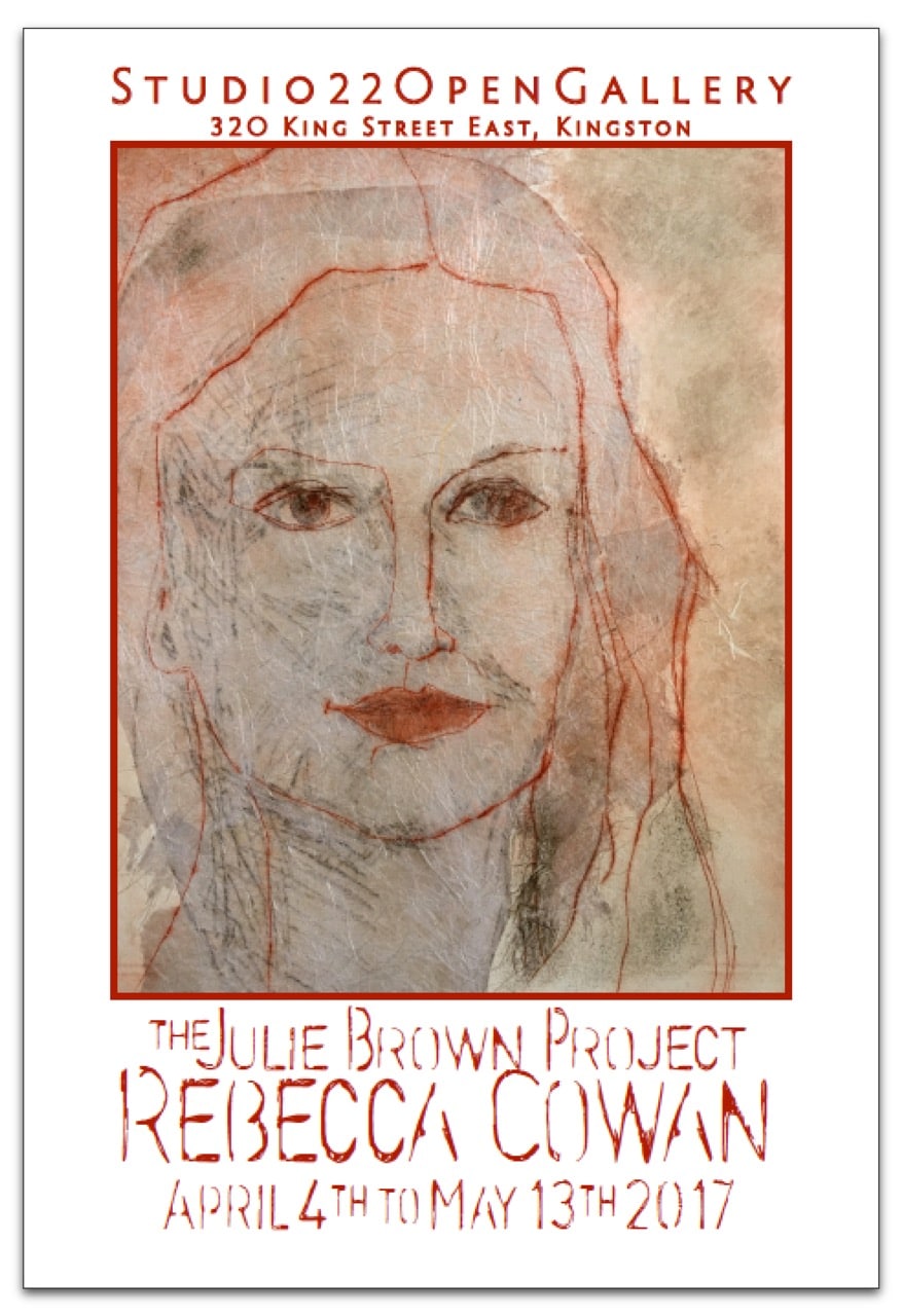 The Julie Brown Project – Drypoint by Rebecca Cowan