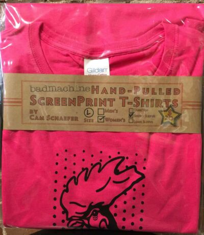 Pink Rooster T-shirt (Women L)