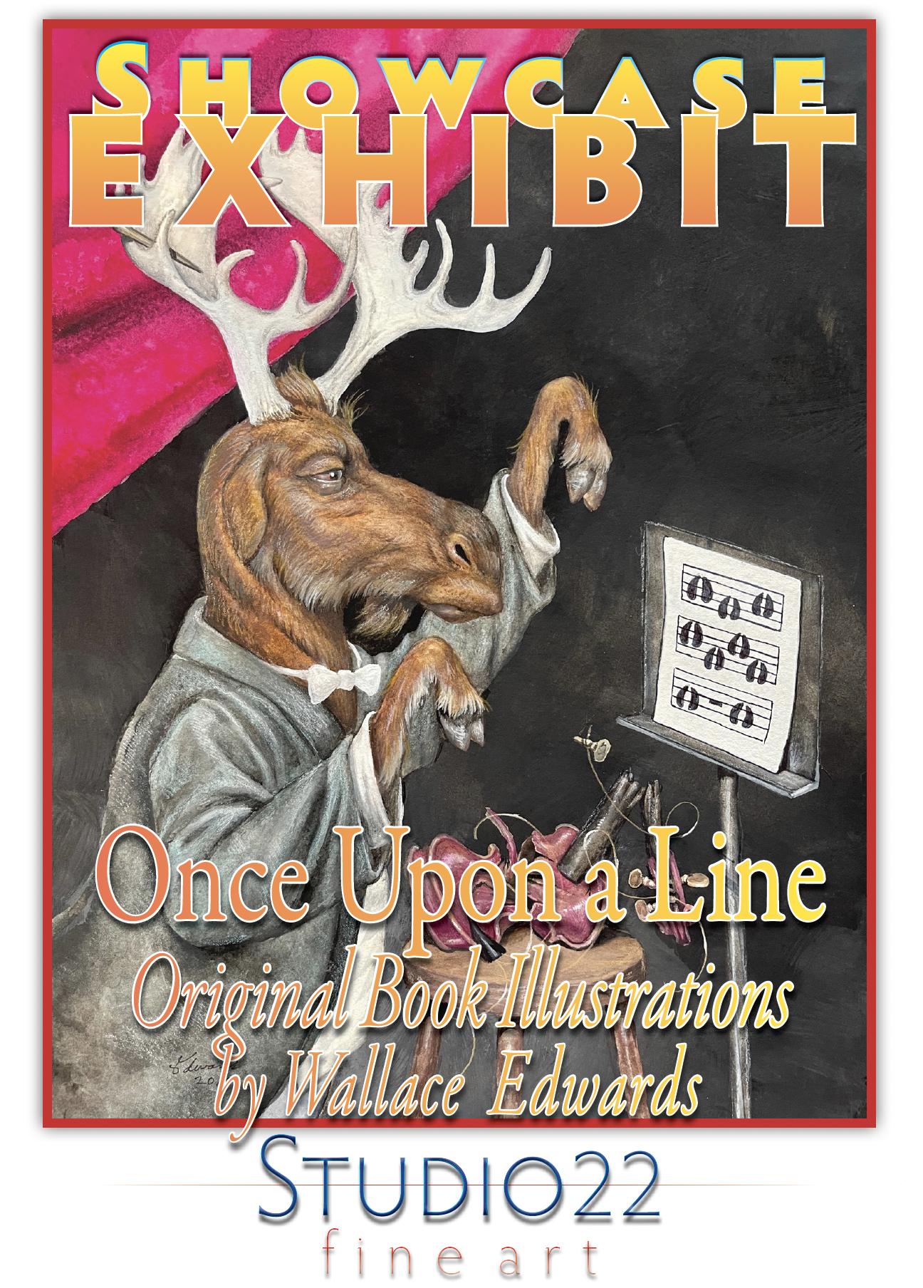 Wallace Edwards Original Illustrations Once Upon a Line